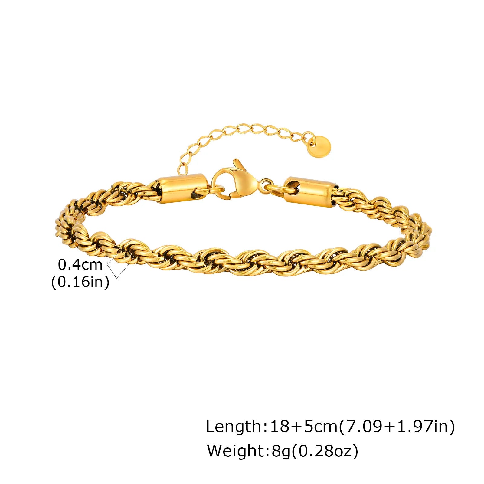 TWIST ROPE BRACELET