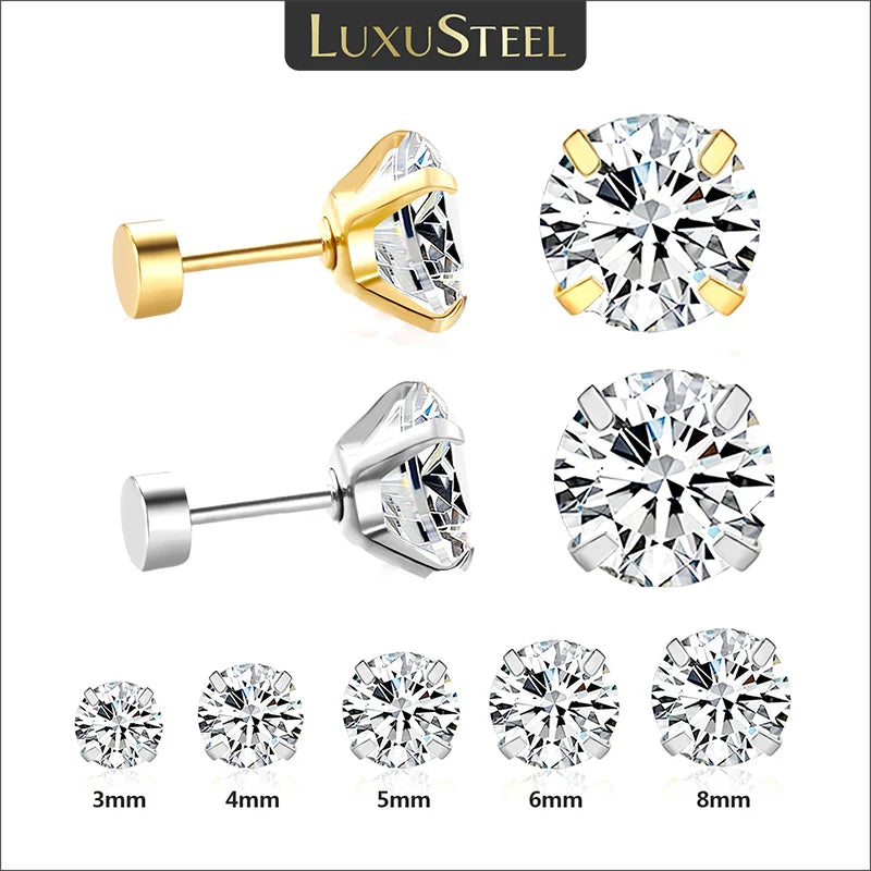 CRYSTAL STUD EARRINGS