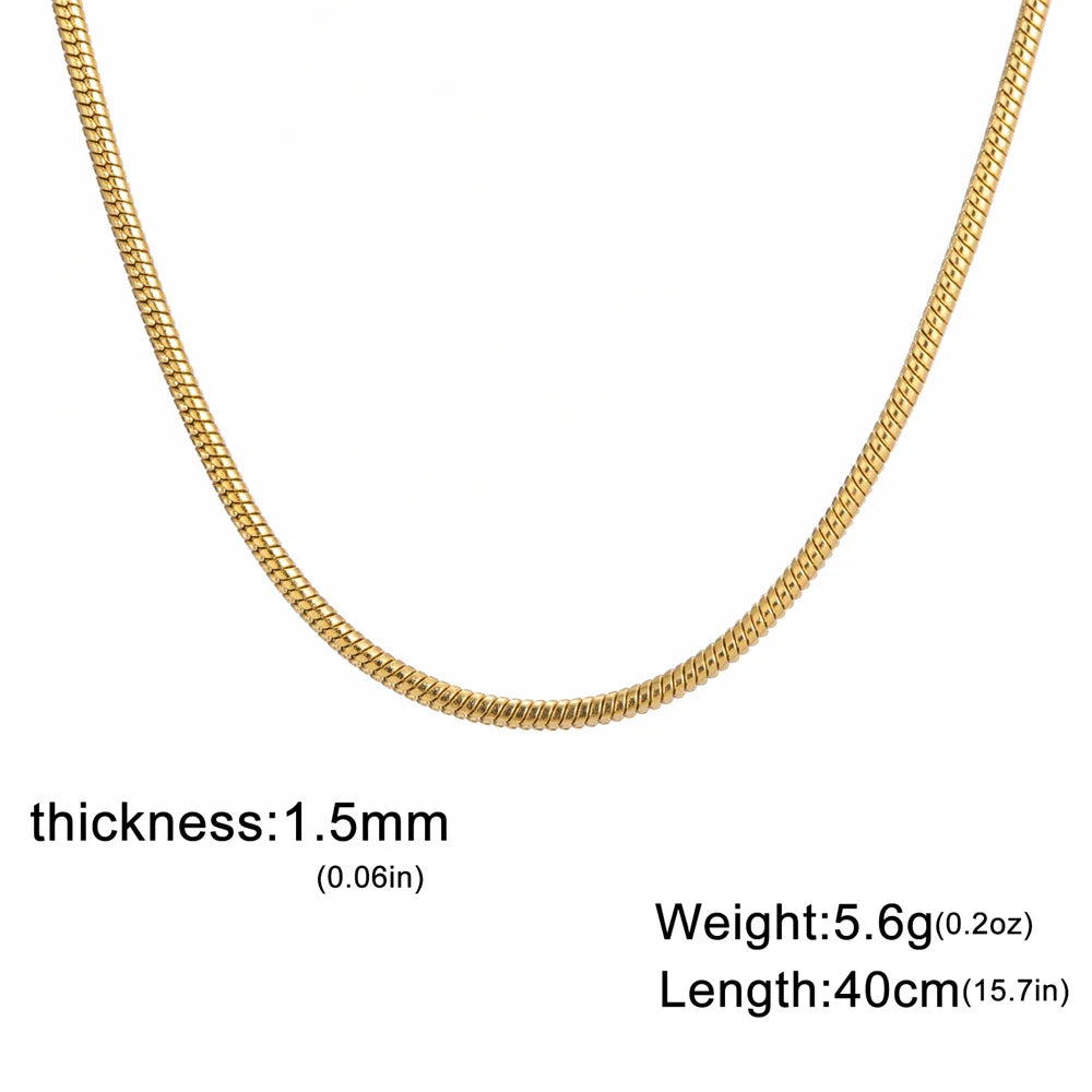 SNAKE CHAIN NECKLACE