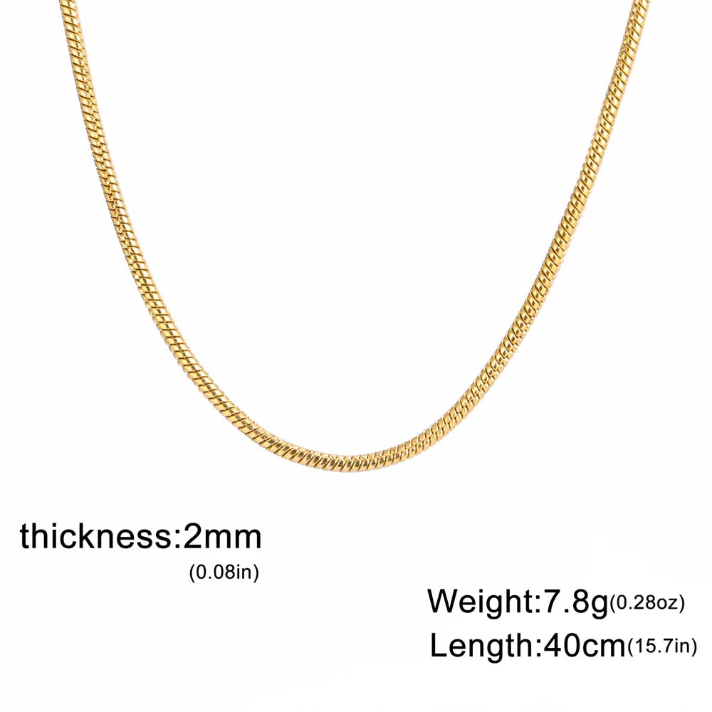 SNAKE CHAIN NECKLACE