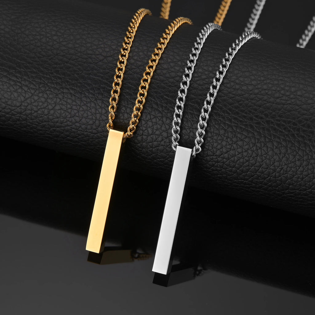 SQUARE PENDANT NECKLACE