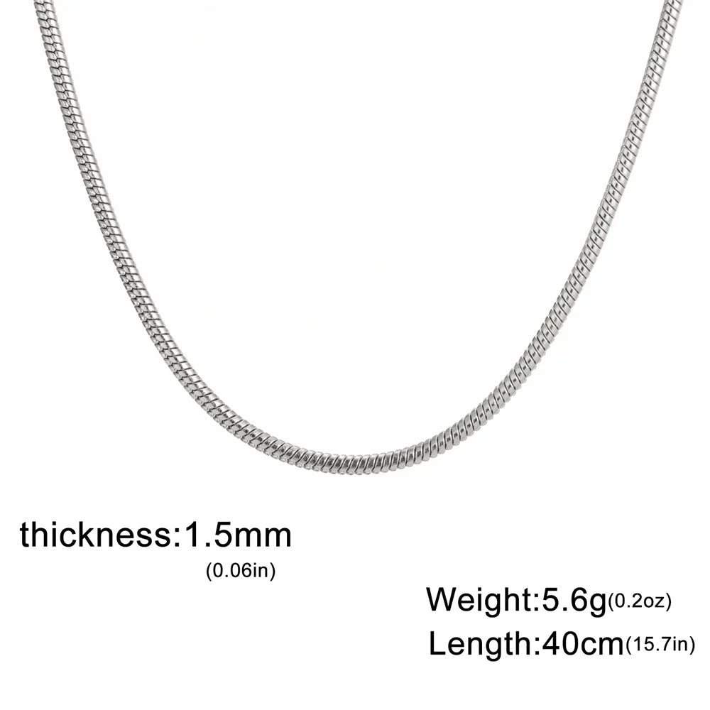 SNAKE CHAIN NECKLACE