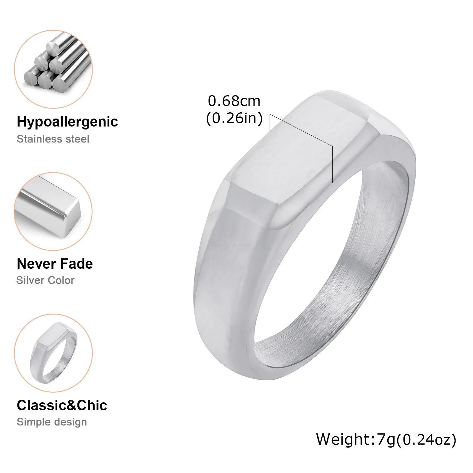 MINIMAL SIGNET RING