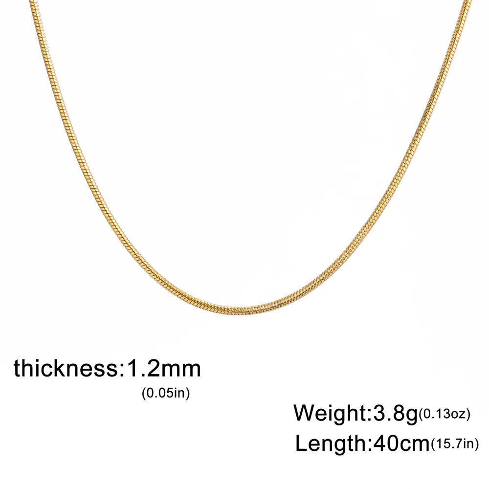 SNAKE CHAIN NECKLACE