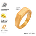MINIMAL SIGNET RING