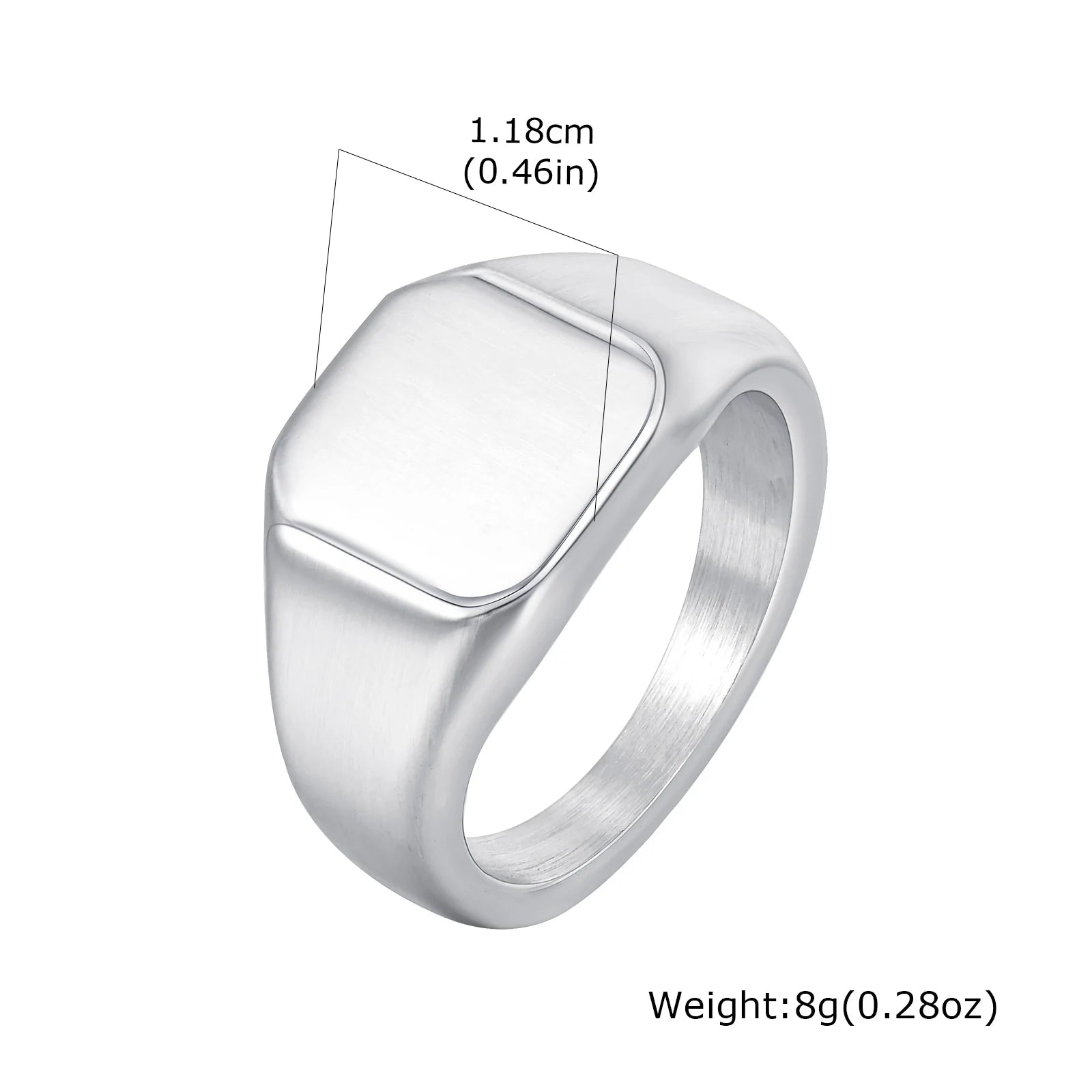 MINIMAL SIGNET RING