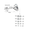 CRYSTAL STUD EARRINGS