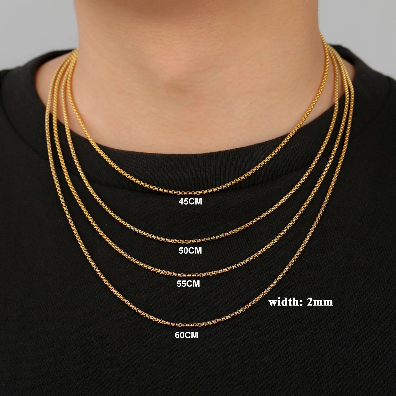 BOX CHAIN NECKLACE